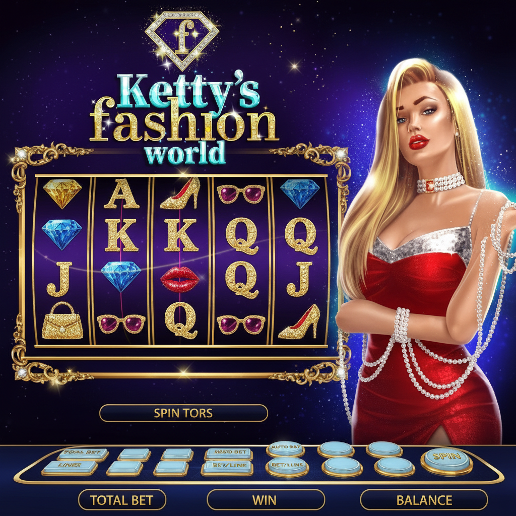 Demo screen showing slot paytable and controls